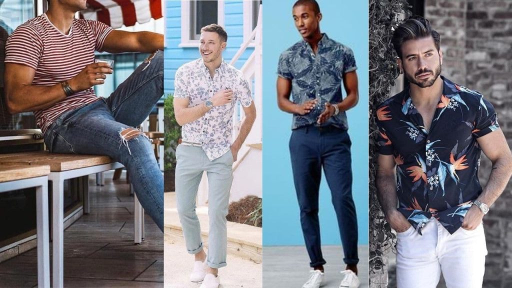 play around with patterns and colours, mens fashion for summer