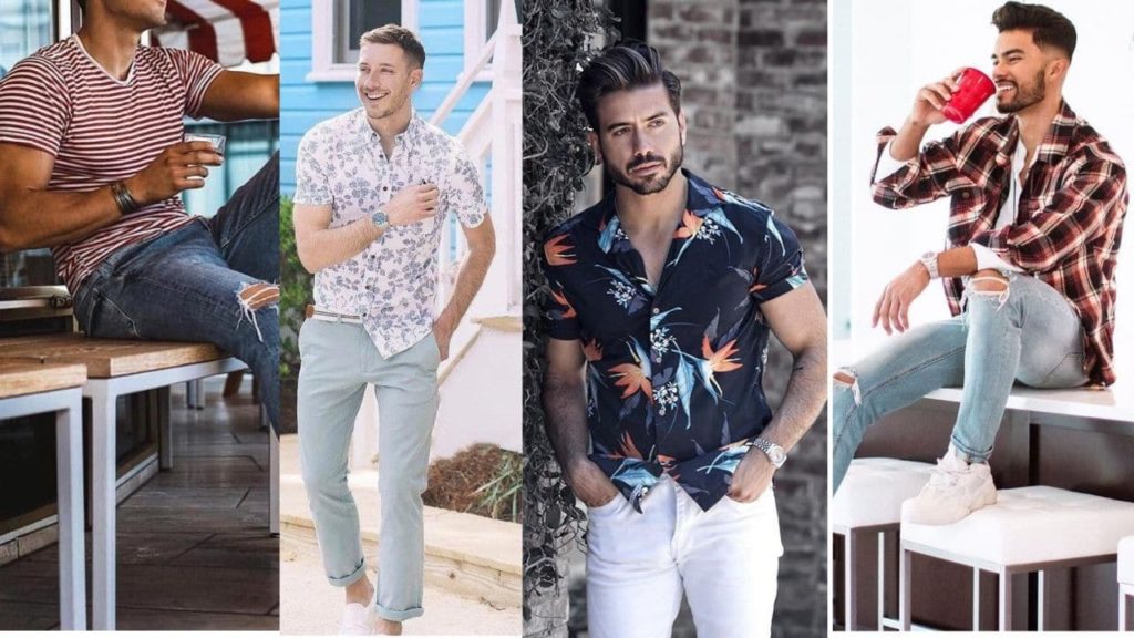 Patterns are a big part of summer style for men
