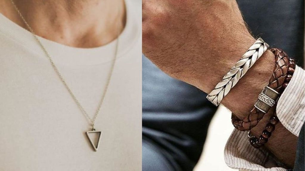 neckalace and braclets, summer style for men