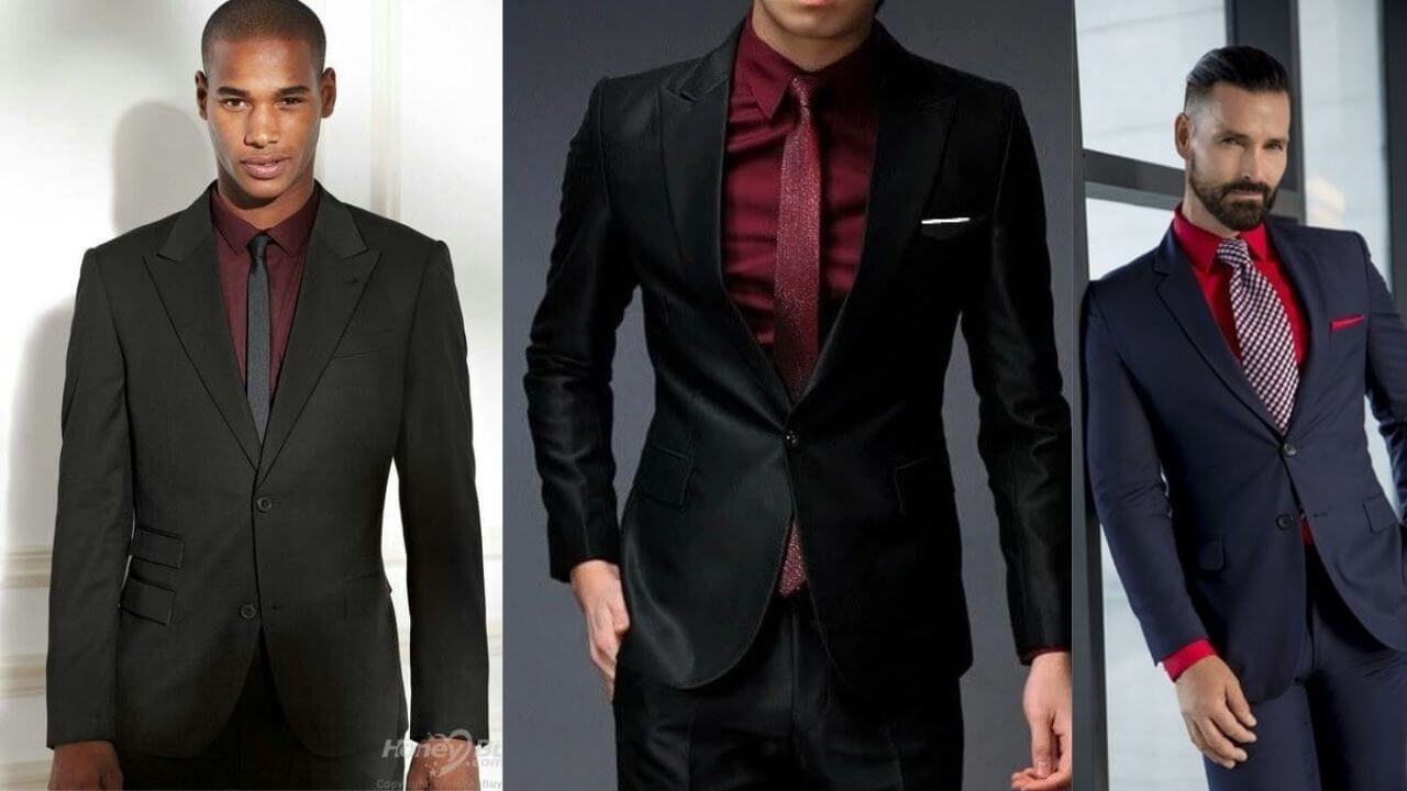 How To Wear Black Suit With Red Shirt - Dapper Clan