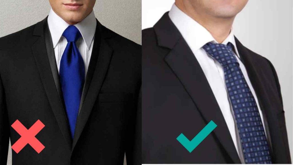 Wearing Black Suit With A Blue Tie Dapper Clan